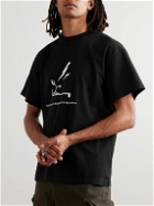 GENERAL ADMISSION - Regenerate Printed Cotton-Jersey T-Shirt - Black