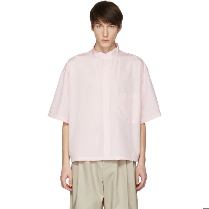 Photo: Hed Mayner Pink Short Sleeve Pocket Shirt