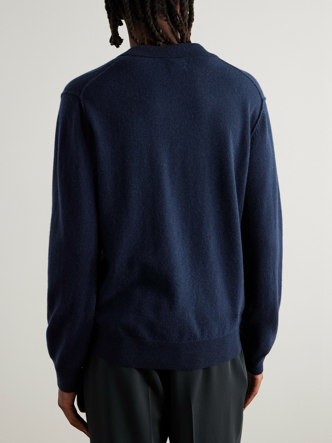 Hartford - Wool and Cashmere-Blend Polo Shirt - Blue