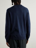 Hartford - Wool and Cashmere-Blend Polo Shirt - Blue