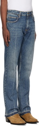 GUESS USA Blue Vintage Natural Washed Denim Jeans