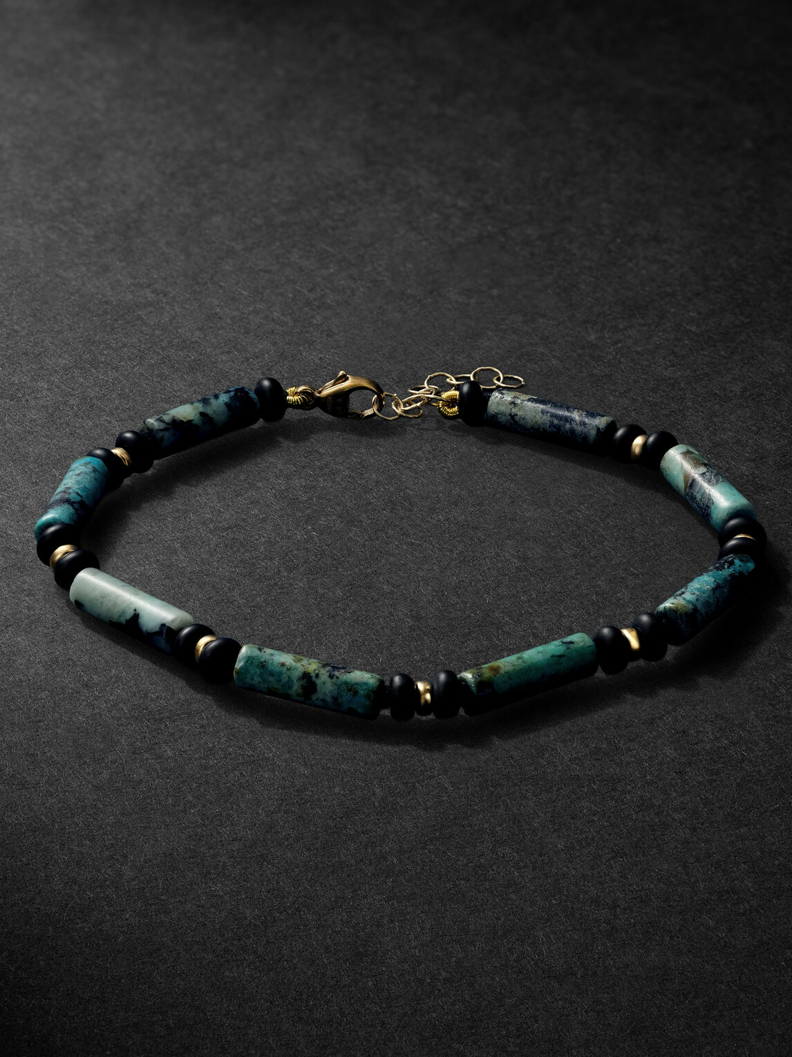JIA JIA - 14-Karat Gold, Turquoise and Onyx Bracelet
