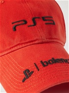 BALENCIAGA - Sony Logo-Embroidered Cotton-Twill Baseball Cap