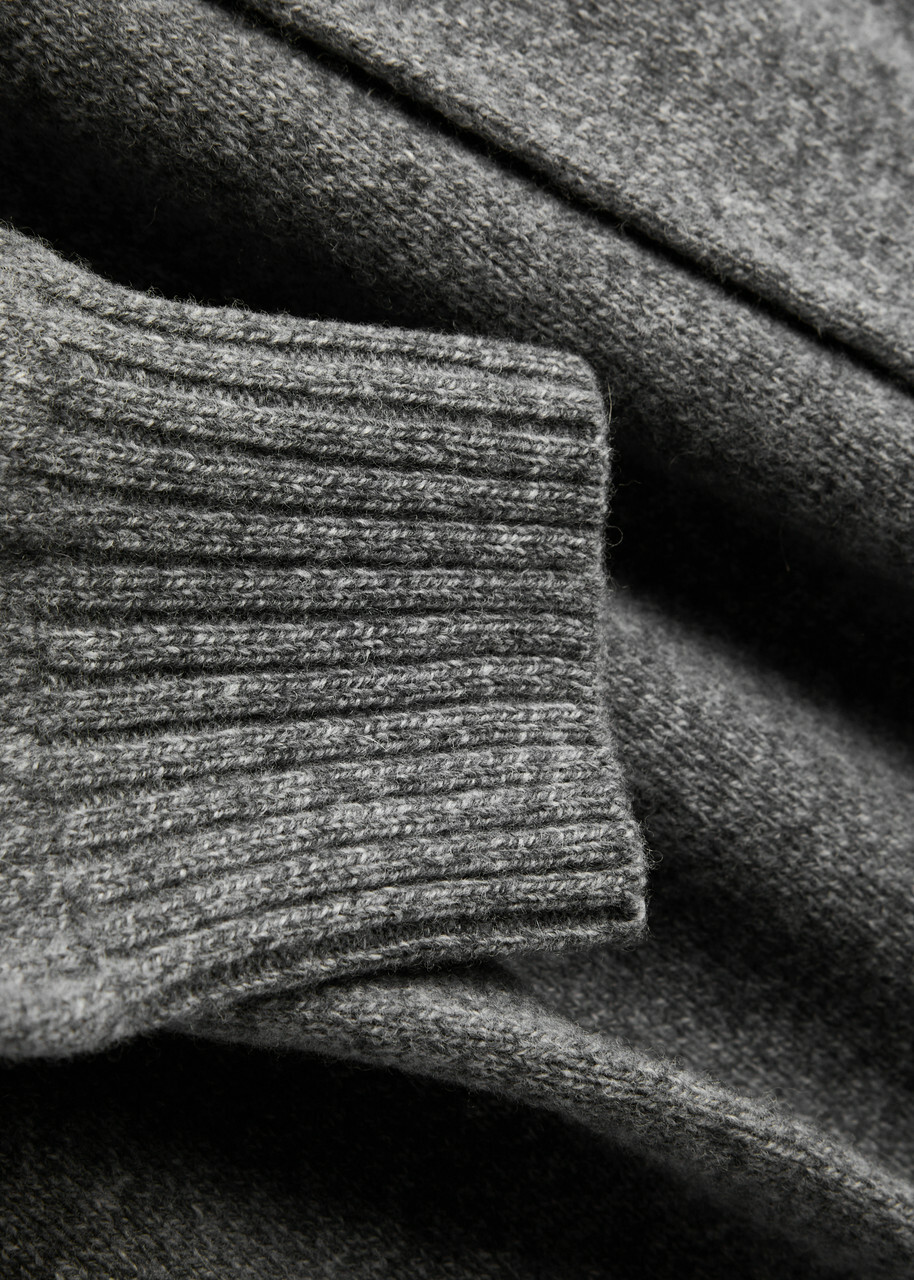 Officine Générale Seamless Wool Jumper Grey