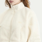 SKIMS Women's Teddy Funnel Neck Cropped Jacket in Ecru