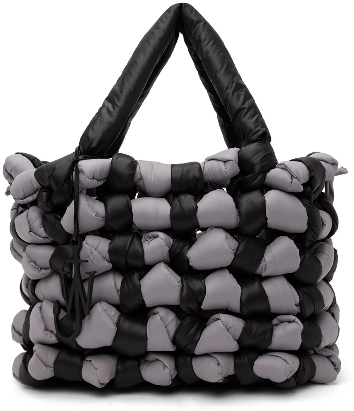 Photo: JW Anderson Black & Gray Large Knotted Tote