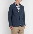 Drake's - Unstructured Cotton Suit Jacket - Blue