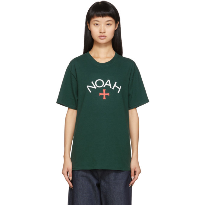 Noah NYC Green Core Logo T-Shirt Noah NYC