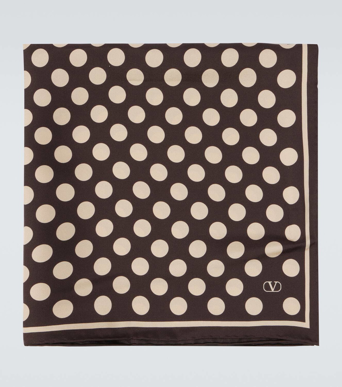 Valentino Garavani Opticool polka-dot silk scarf
