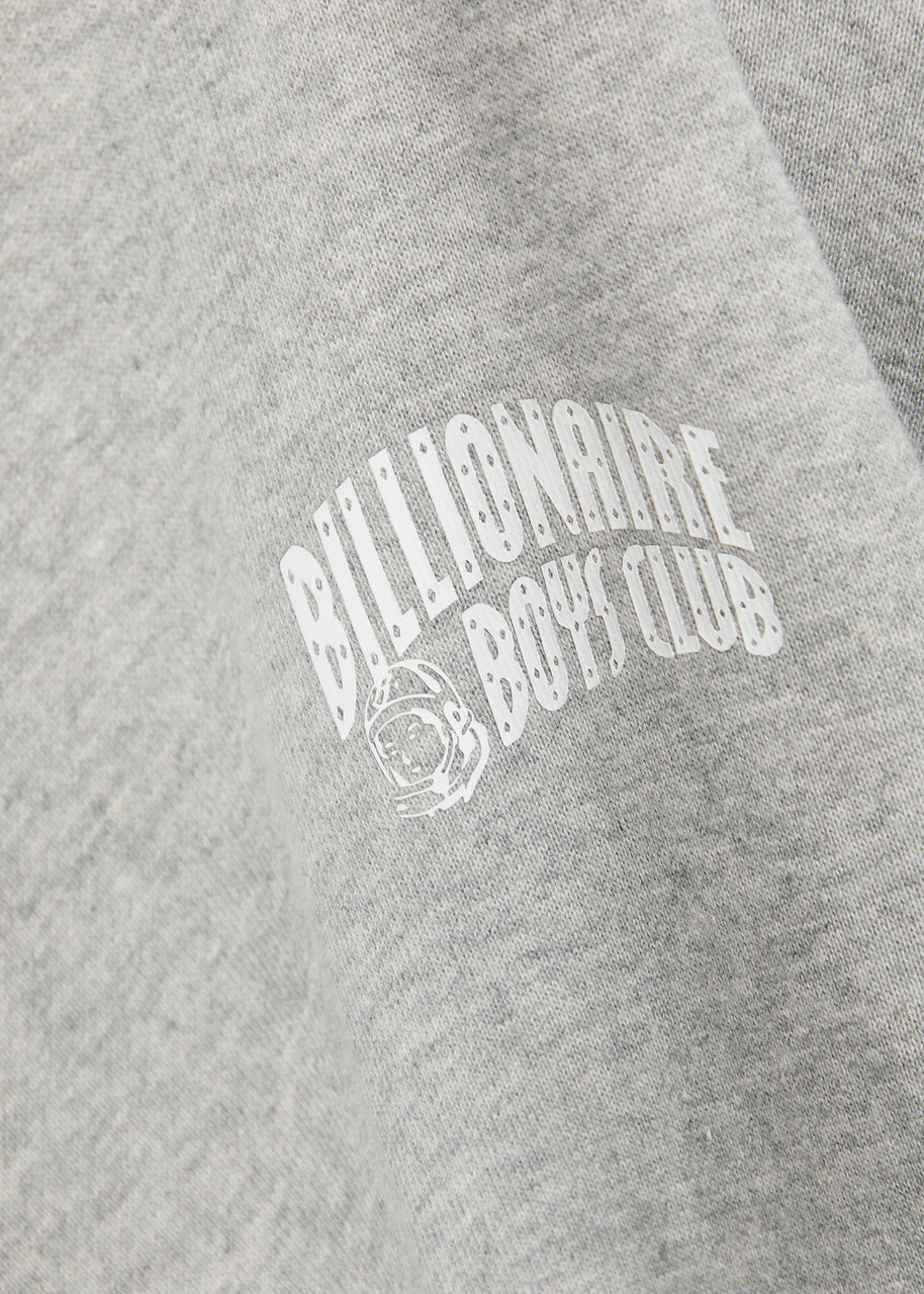 Billionaire Boys Club Small Arch Logo Hooded Cotton Sweatshirt Grey