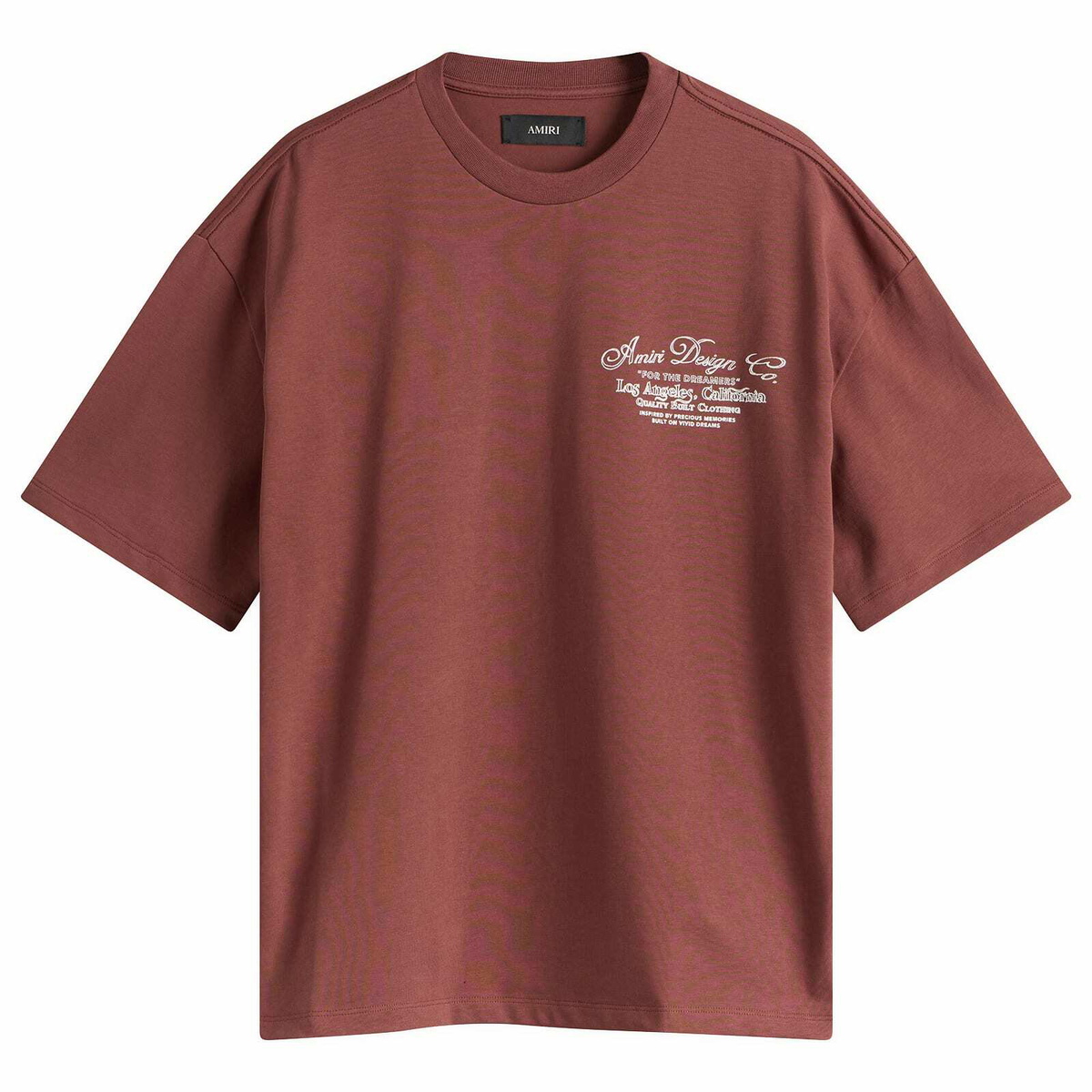 Amiri Men's Dreamers Chain Stitch T-Shirt in Brick