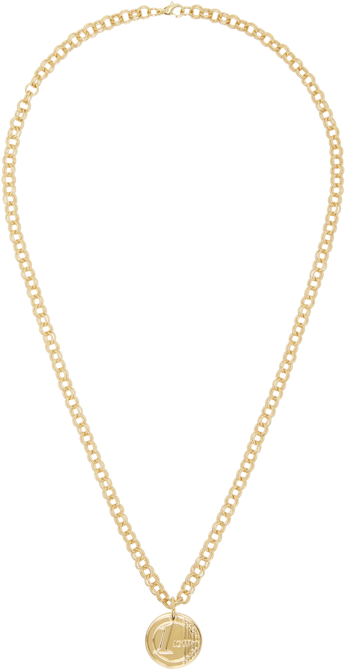 IN GOLD WE TRUST PARIS '1 Euro Coin' Chain Necklace