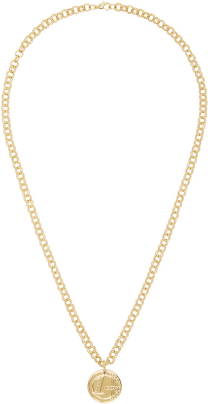 Photo: IN GOLD WE TRUST PARIS '1 Euro Coin' Chain Necklace