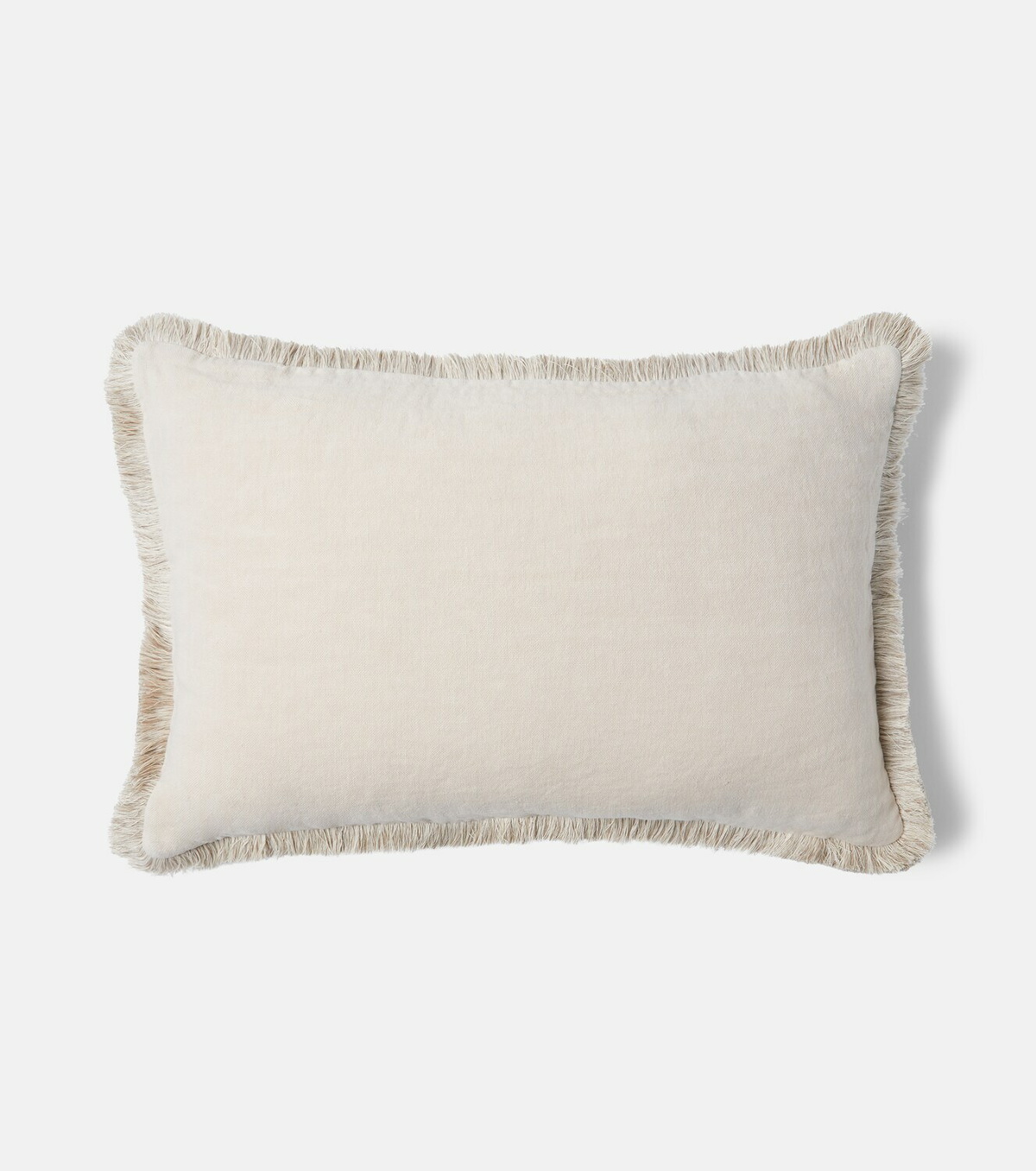 Once Milano Fringed linen cushion