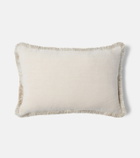 Once Milano Fringed linen cushion