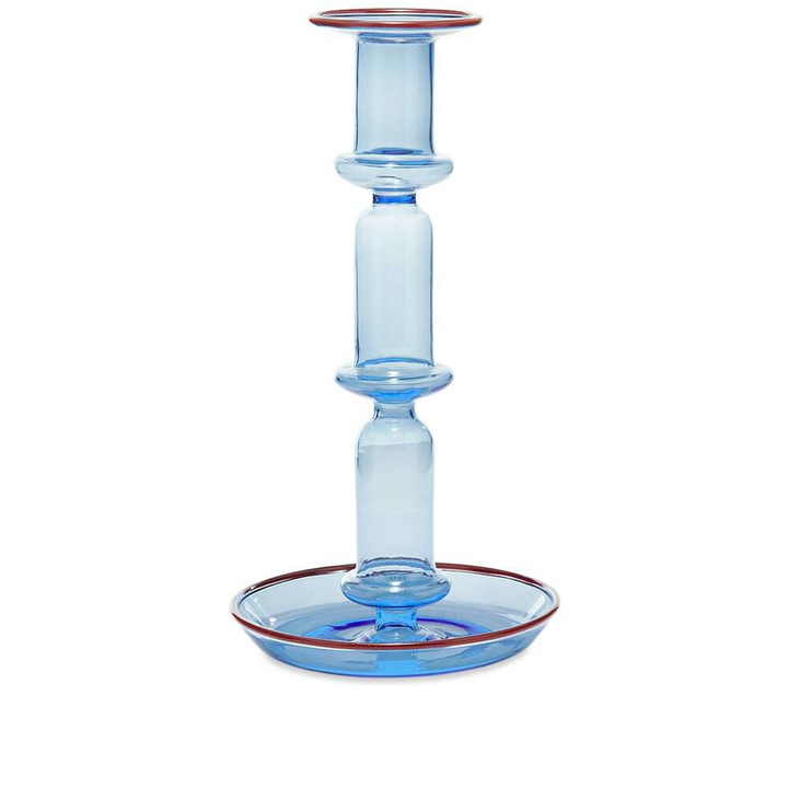 Photo: HAY Flare Candle Holder Tall in Blue