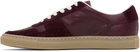 Common Projects Burgundy Bball Duo Slim Sneakers
