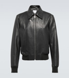 Bottega Veneta - Leather blouson jacket