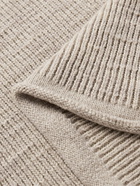 The Row - Robbie Ribbed Merino Wool Rollneck Sweater - Neutrals