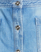 Versace Womens Denim skirt in Blue