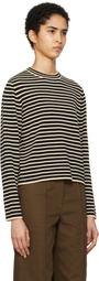 Cordera Black & White Organic Cotton Striped T-shirt