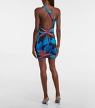 Louisa Ballou - Plunge one-shoulder minidress