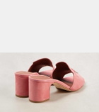 Loro Piana Summer Charms suede mules