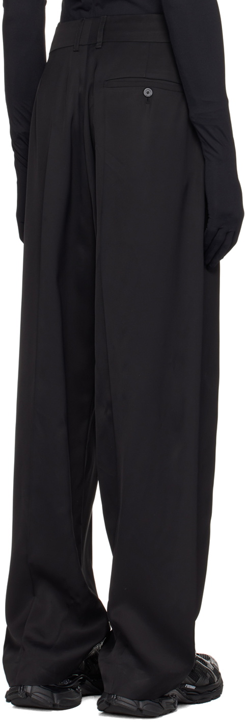 Balenciaga Black Pleated Trousers Balenciaga