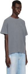 John Elliott Navy Folsom Cropped T-shirt