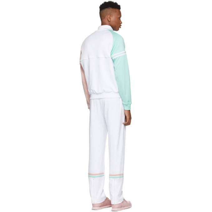 Band of Outsiders White Sergio Tacchini Edition Stripe Track Suit