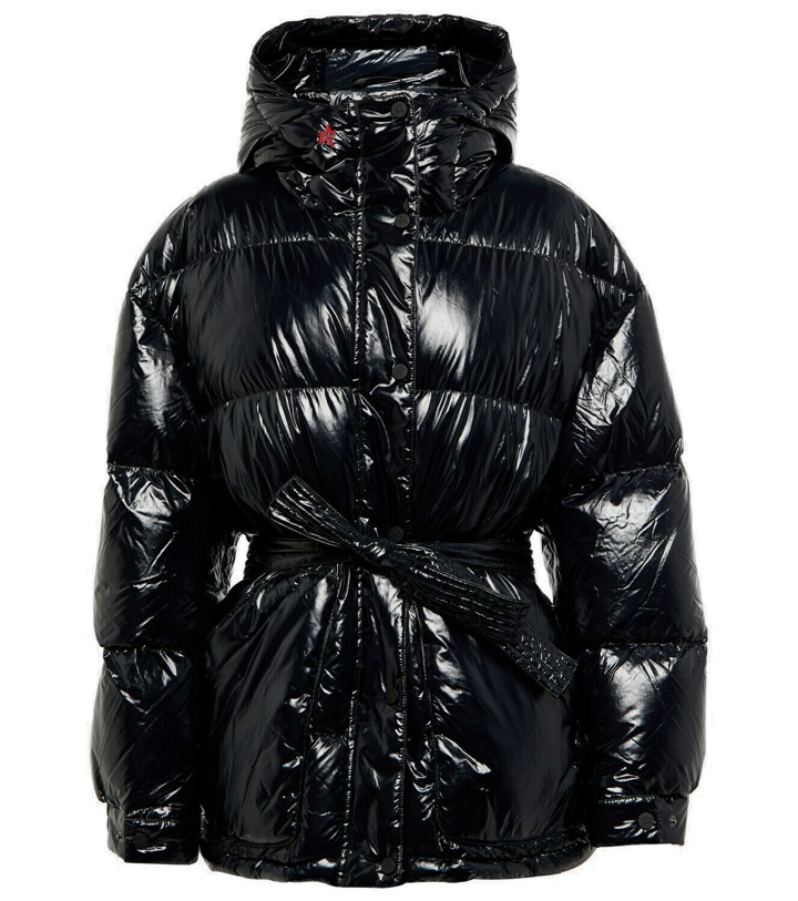 Photo: Perfect Moment Metallic belted down parka