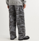 BALENCIAGA - Wide-Leg Camouflage-Print Denim Jeans - Multi