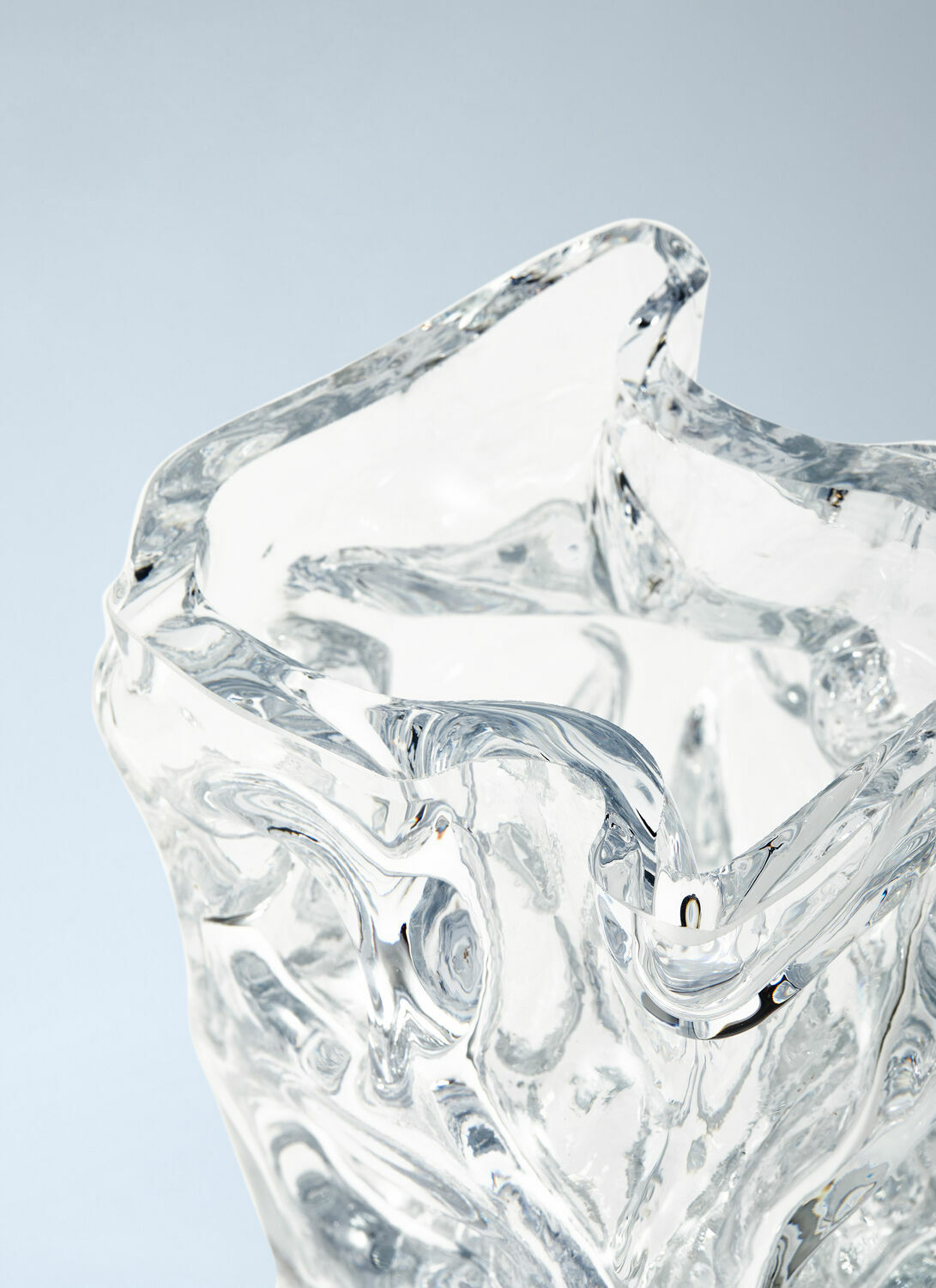 POLSPOTTEN Sculpted Glass Vase