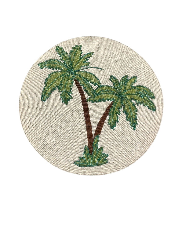 Photo: Les Ottomans Set Of Two Palm Tree Placemats