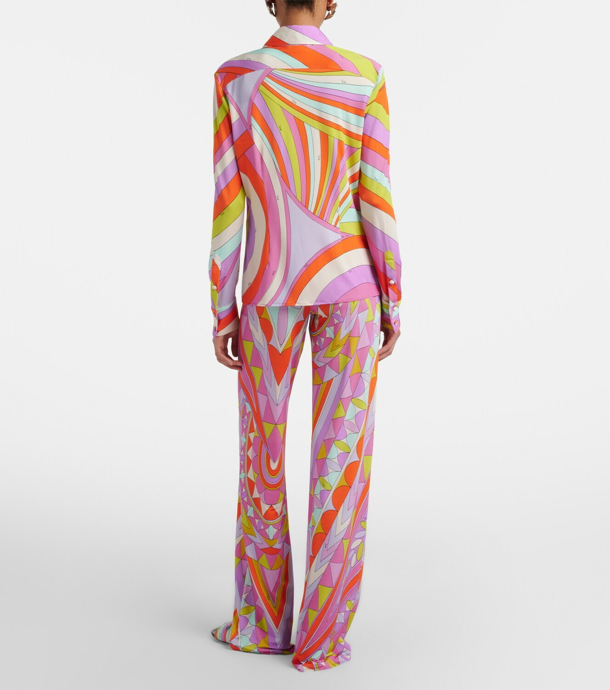Pucci Manuba jersey satin wide-leg pants