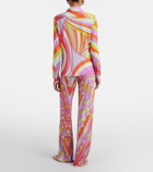 Pucci Manuba jersey satin wide-leg pants