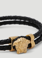 Greca Chain Bracelet in Black