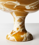 Cabana Marbled ceramic fruit stand