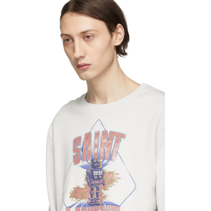 Saint laurent outlet robot sweater