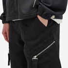 Jacquemus Men's Marrone Cargo Shorts in Black