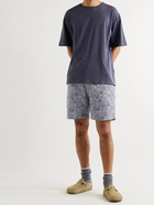 UNIVERSAL WORKS - Paisley Cotton-Jacquard Shorts - Blue