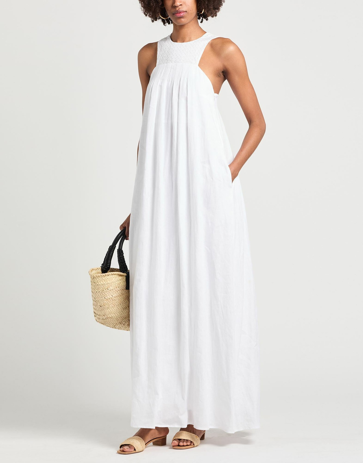 Peserico Womens Maxi dress in White