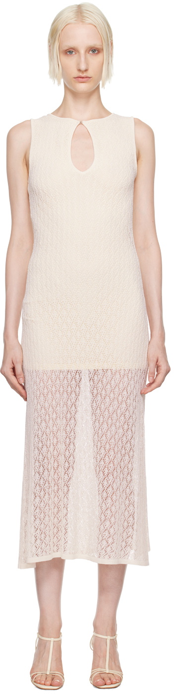 BEC + BRIDGE Off-White Aurora Keyhole Maxi Dress BEC + BRIDGE