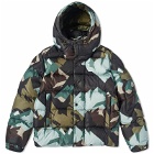 Moncler Men's Mosa Padded Down Jacket in Green Multi