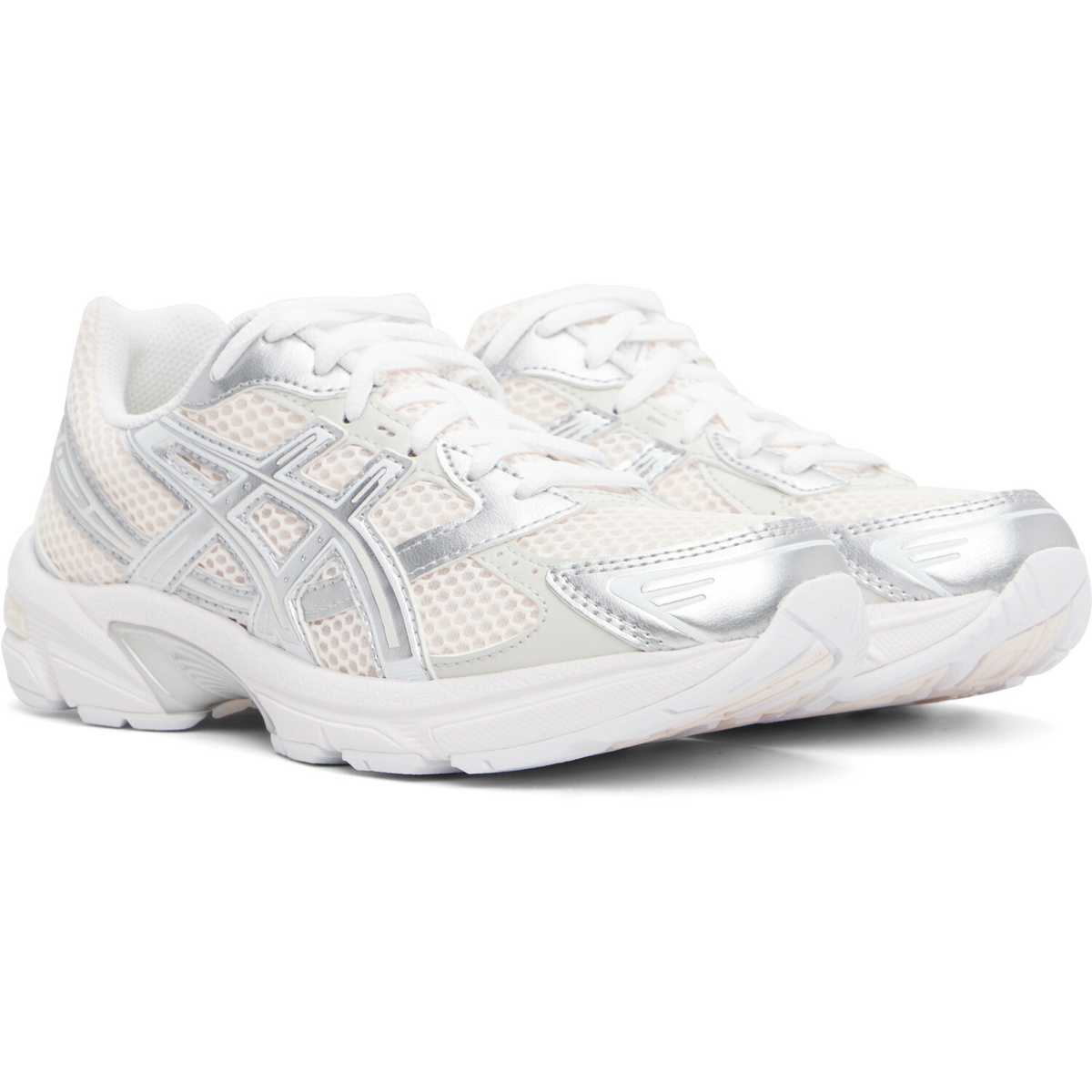 ASICS Pink & Silver Gel-1130 Sneakers