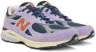 New Balance Purple Made In USA 990v3 Sneakers