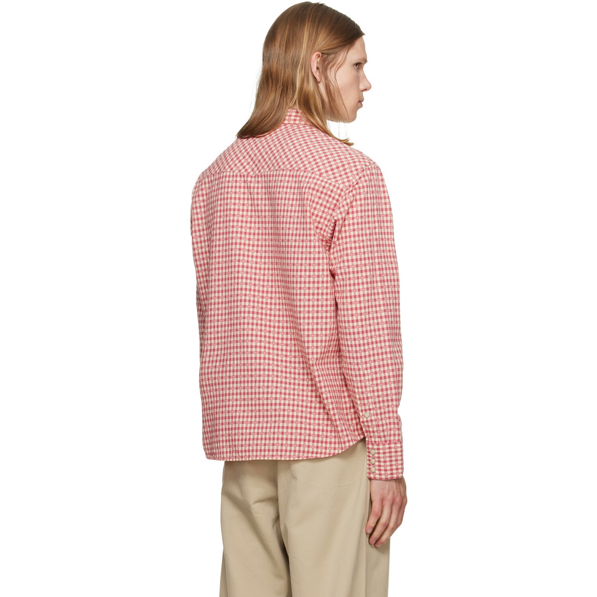 Polo Ralph Lauren Red & White Classic Fit Checked Western Shirt