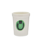 Frizbee Ceramics Small Play Espresso Cup in Green Alien