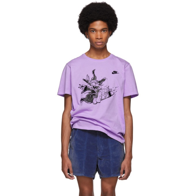 Photo: ERL Purple Nike Edition Witch T-Shirt