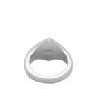 Serge DeNimes Men's Brushed Rhombus Ring in Sterling Silver